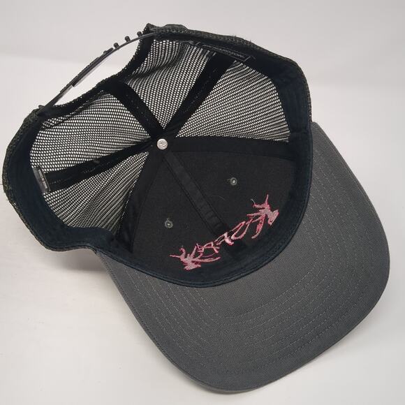 SFA Snapback Trucker Hat Gray One Size Adjustable Embroidered 6 Panel Richardson - Picture 7 of 10